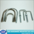 Rubber Coated Stainless Steel U Bolts Square for Truck Chassis, U Bolt Pipe Clamp U-Bolt, Flat U Bolt with Washer and Nut